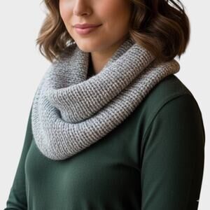 Cato est 1946 One Size Gray Knit Infinity Scarf
